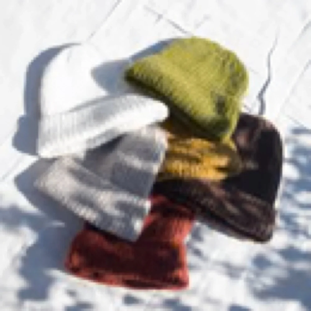 Cozy Ribbed Beanie Hat - Rust - Picture 4 of 5